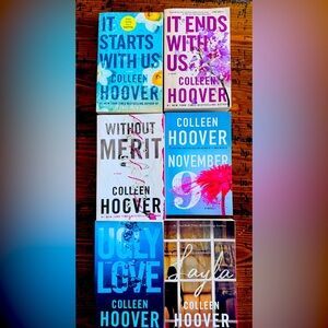 Colleen Hoover Bestseller Paperback Book Bundle of Six